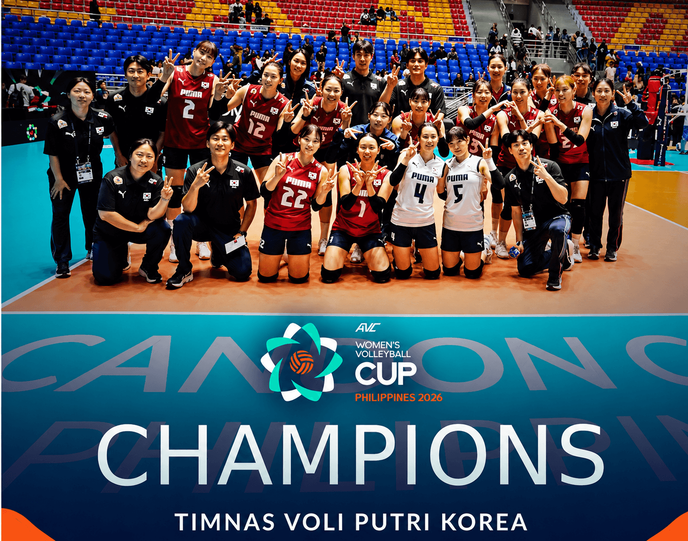 Tim Terbaik Raih Kemenangan di AVC Womens Volleyball Cup 2026 dengan Skor Gemilang