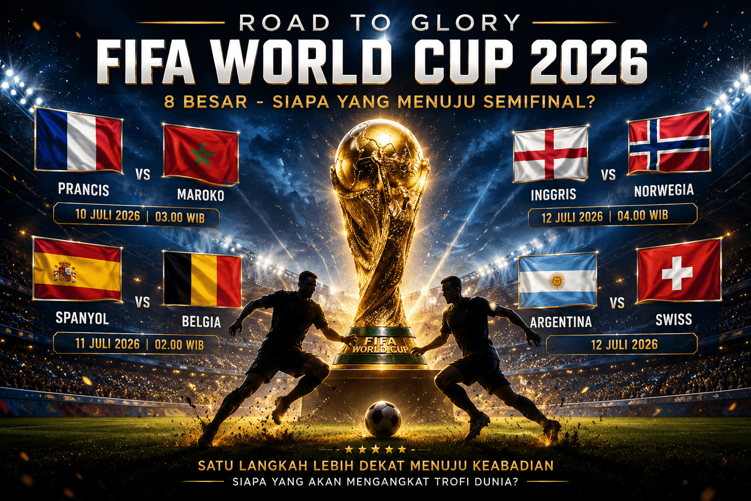 Prediksi Juara FIFA World Cup 2026: Siapa yang Paling Siap Mengangkat Trofi?