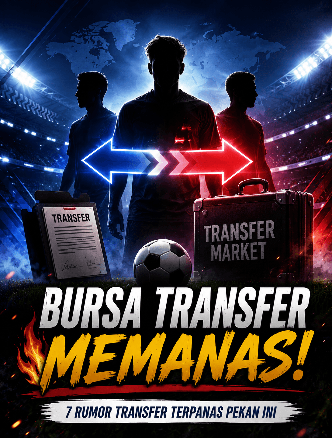 Bursa Transfer Memanas! 7 Rumor Transfer Terpanas Pekan Ini
