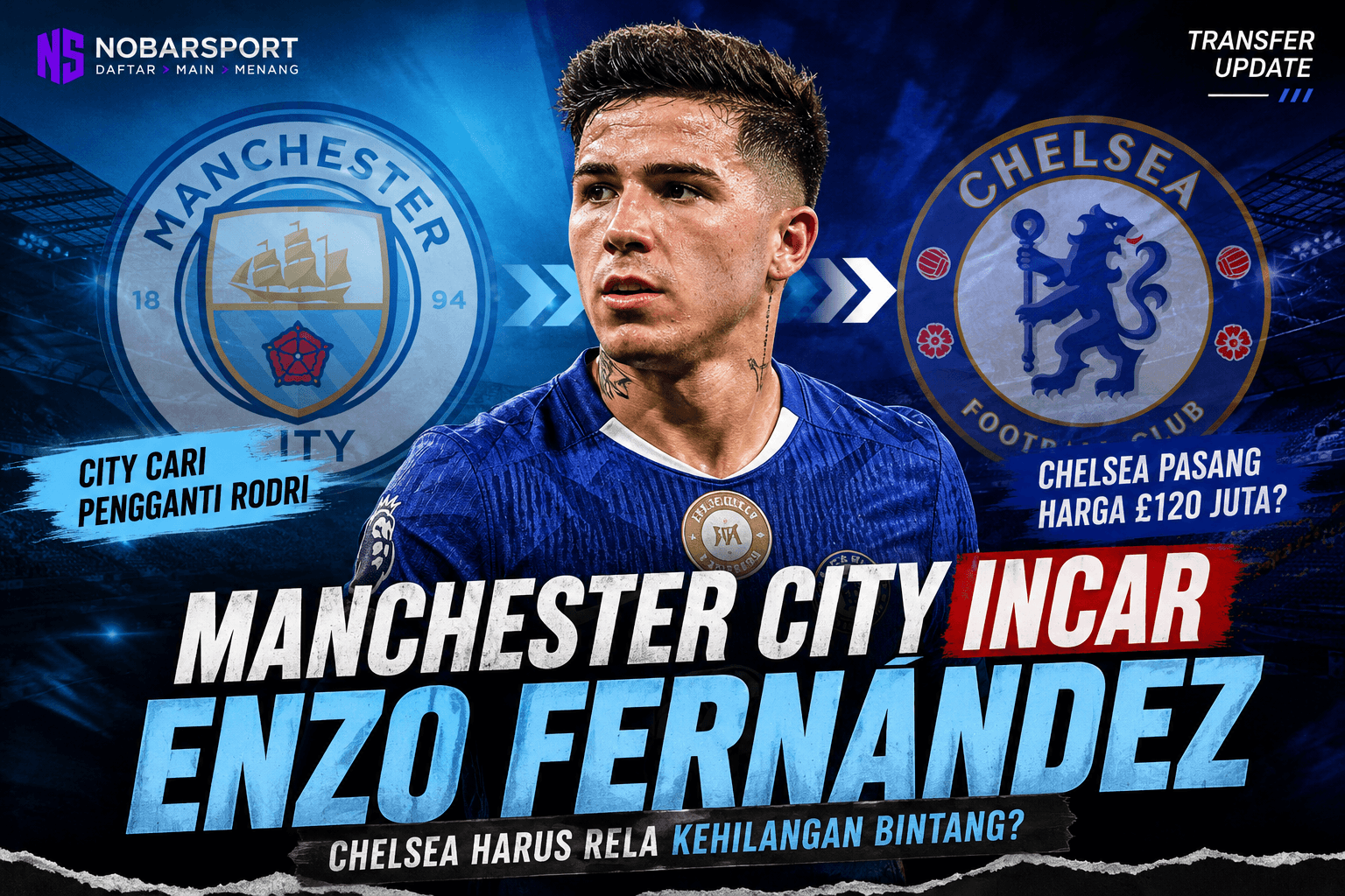 Manchester City Incar Enzo Fernández, Chelsea Harus Rela Kehilangan Bintang?