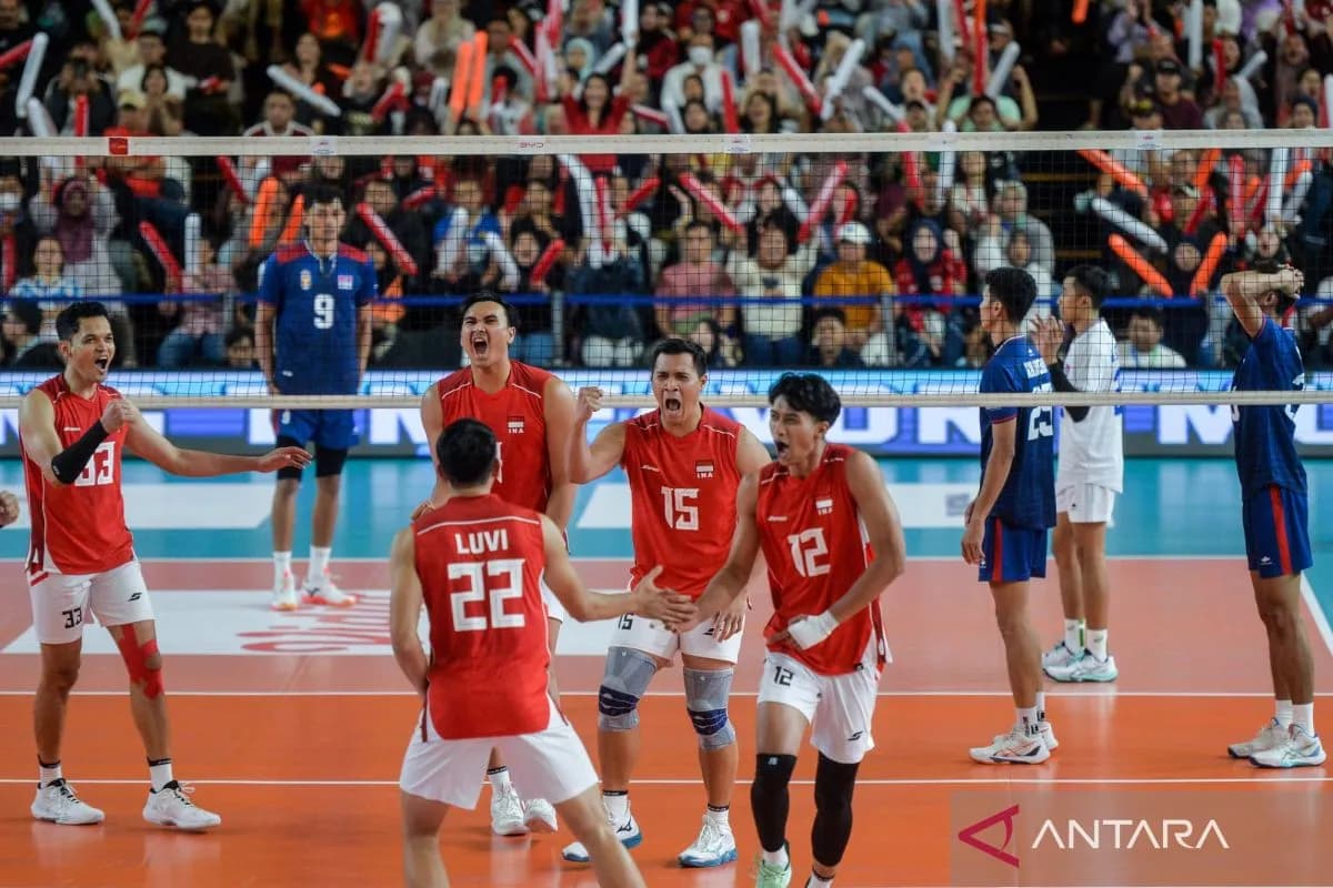 Tim nasional bola voli putra Indonesia akan berlaga di Samdech Thipadei Cup