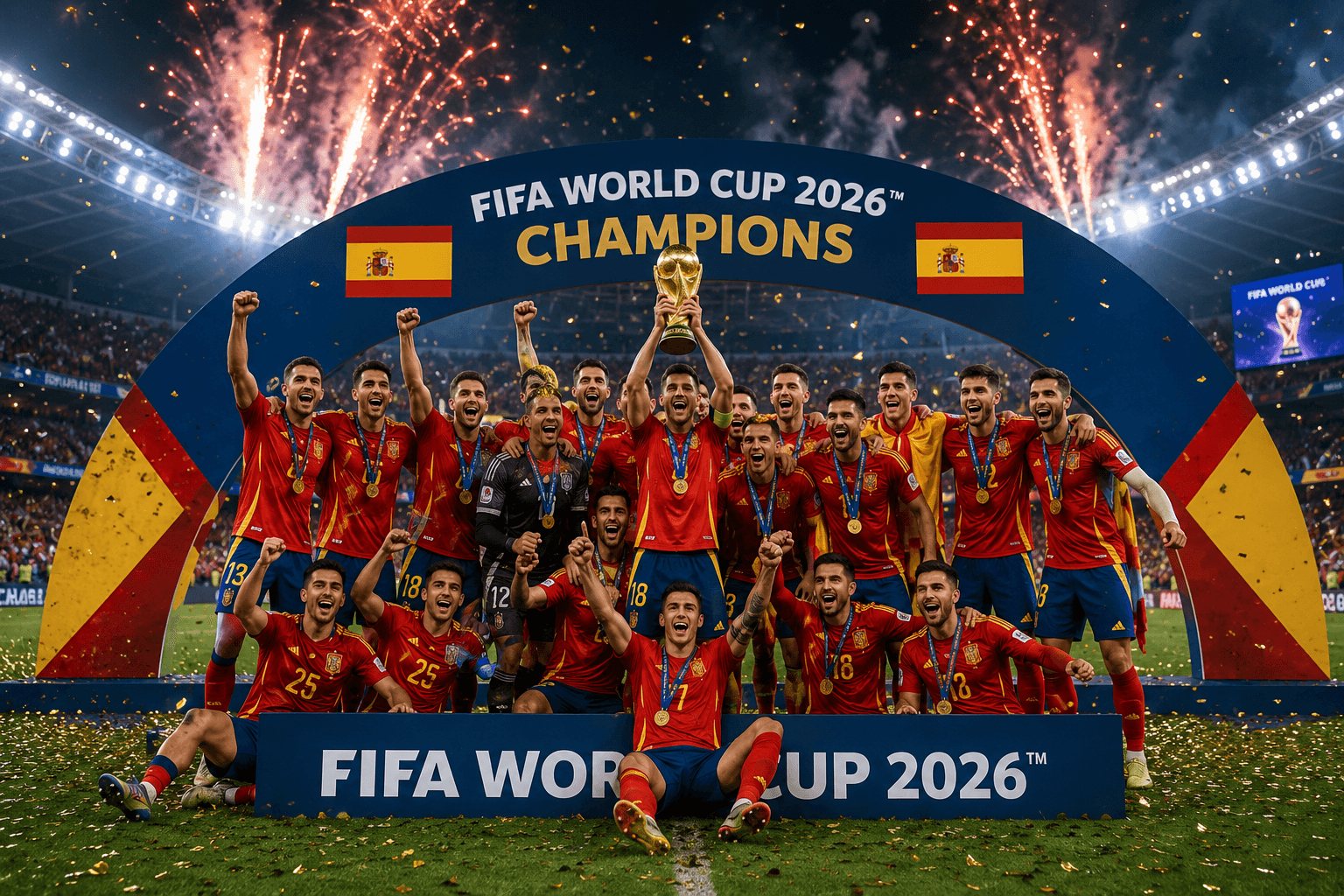 Daftar Lengkap Peraih Penghargaan FIFA World Cup 2026: Spanyol Juara Dunia, Mbappé Top Skor, Rodri Pemain Terbaik