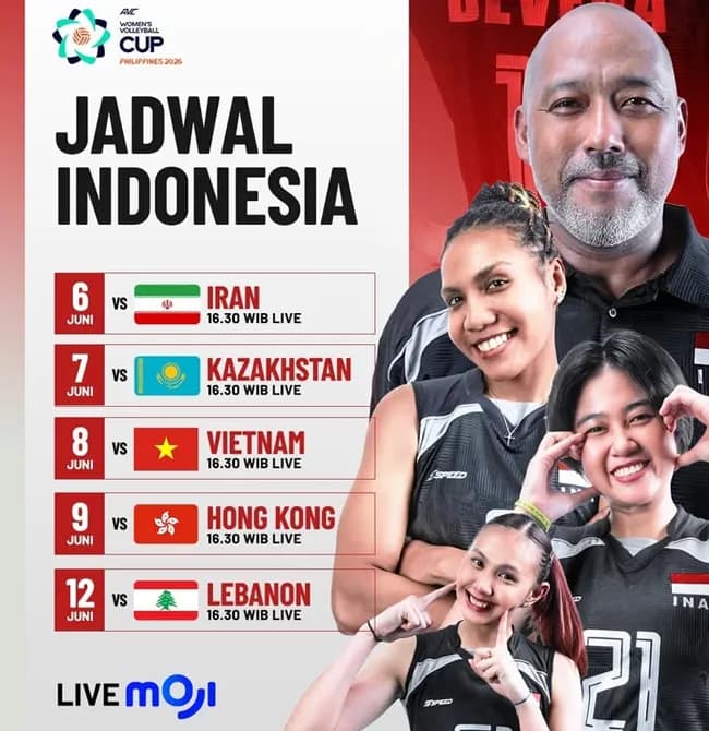 Timnas Voli Putri Indonesia Siap Lanjutkan Tren Positif di AVC Women’s Volleyball Cup 2026