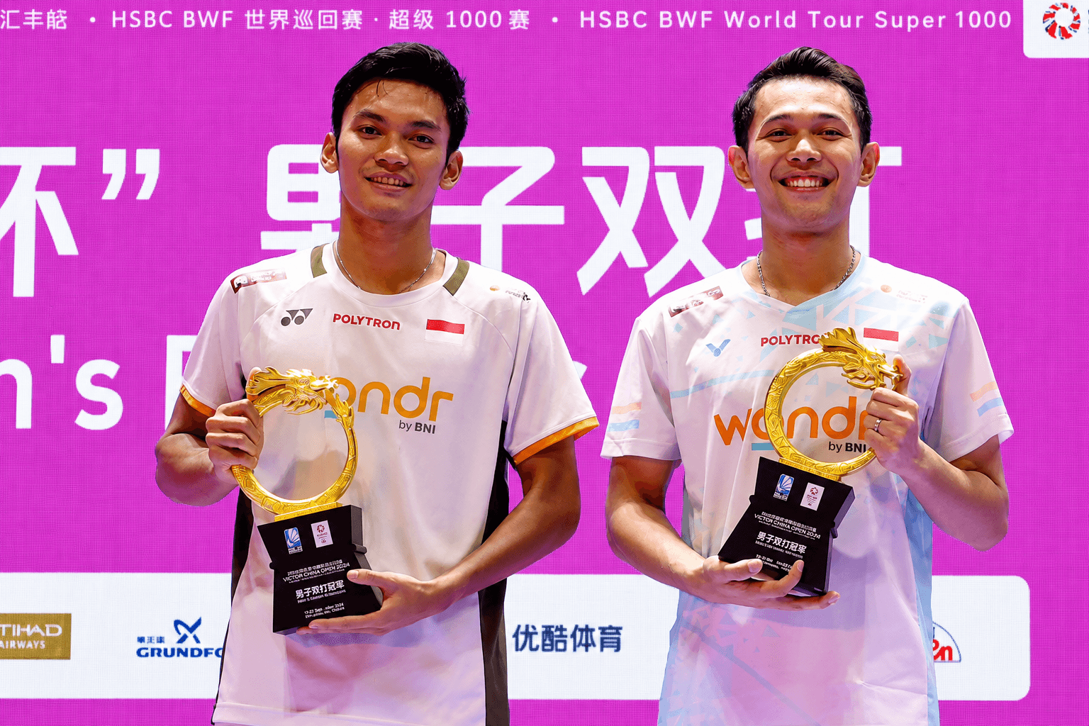 Juara China Open 2026, Fajar/Fikri Satu-satunya Wakil Indonesia yang Kampiun Super 1000 Tahun Ini!