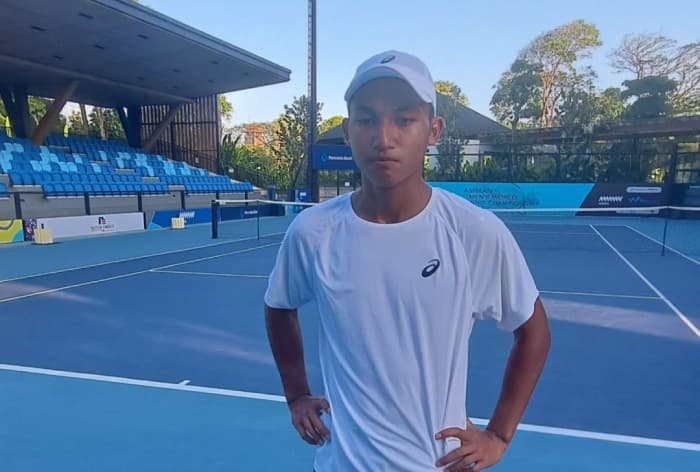 Dua pemain tunggal putra Indonesia telah melaju ke babak kedua Kejuaraan Tenis Dunia Putra Seri II M-15
