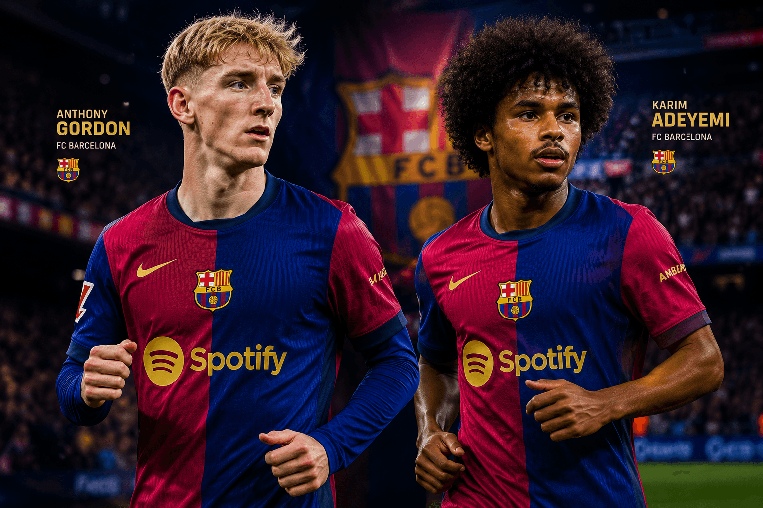 Barcelona Bikin Gebrakan! Adeyemi dan Gordon Jadi Wajah Baru Lini Serang Blaugrana
