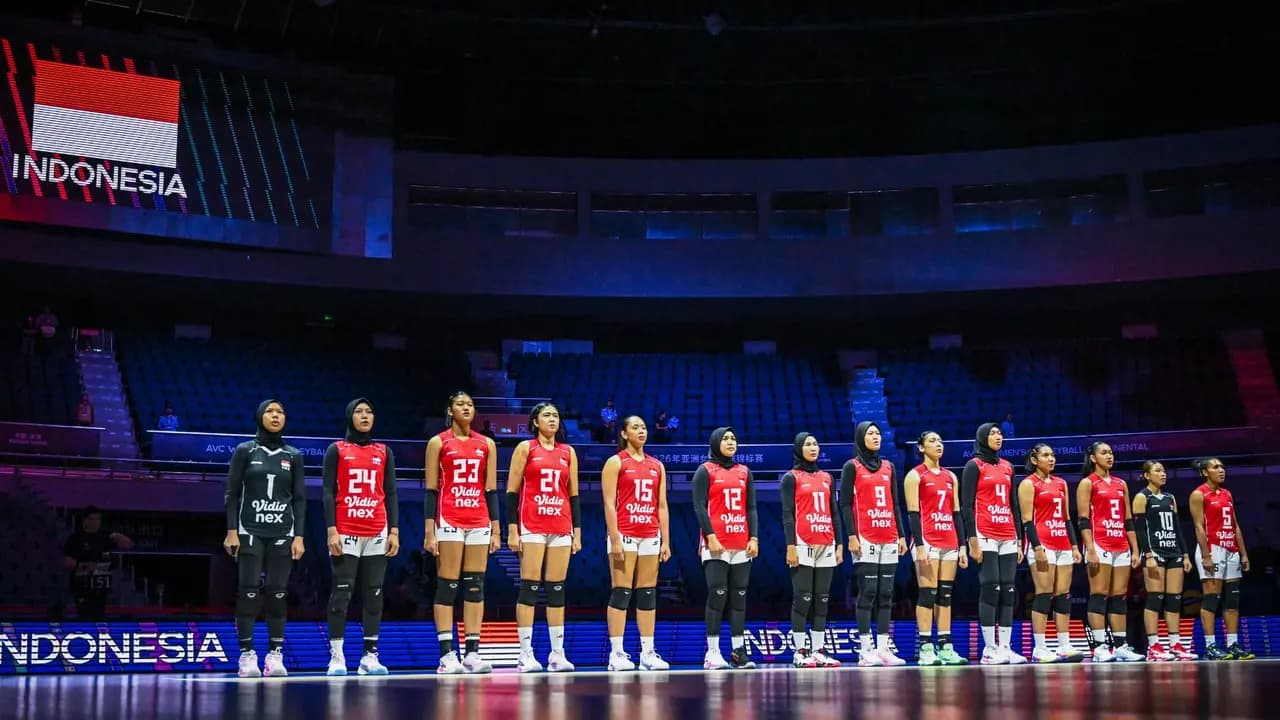 3 Berita Olahraga Terpopuler: Kiprah Timnas Voli Putri Indonesia di Kejuaraan Kontinental Putri AVC 2026